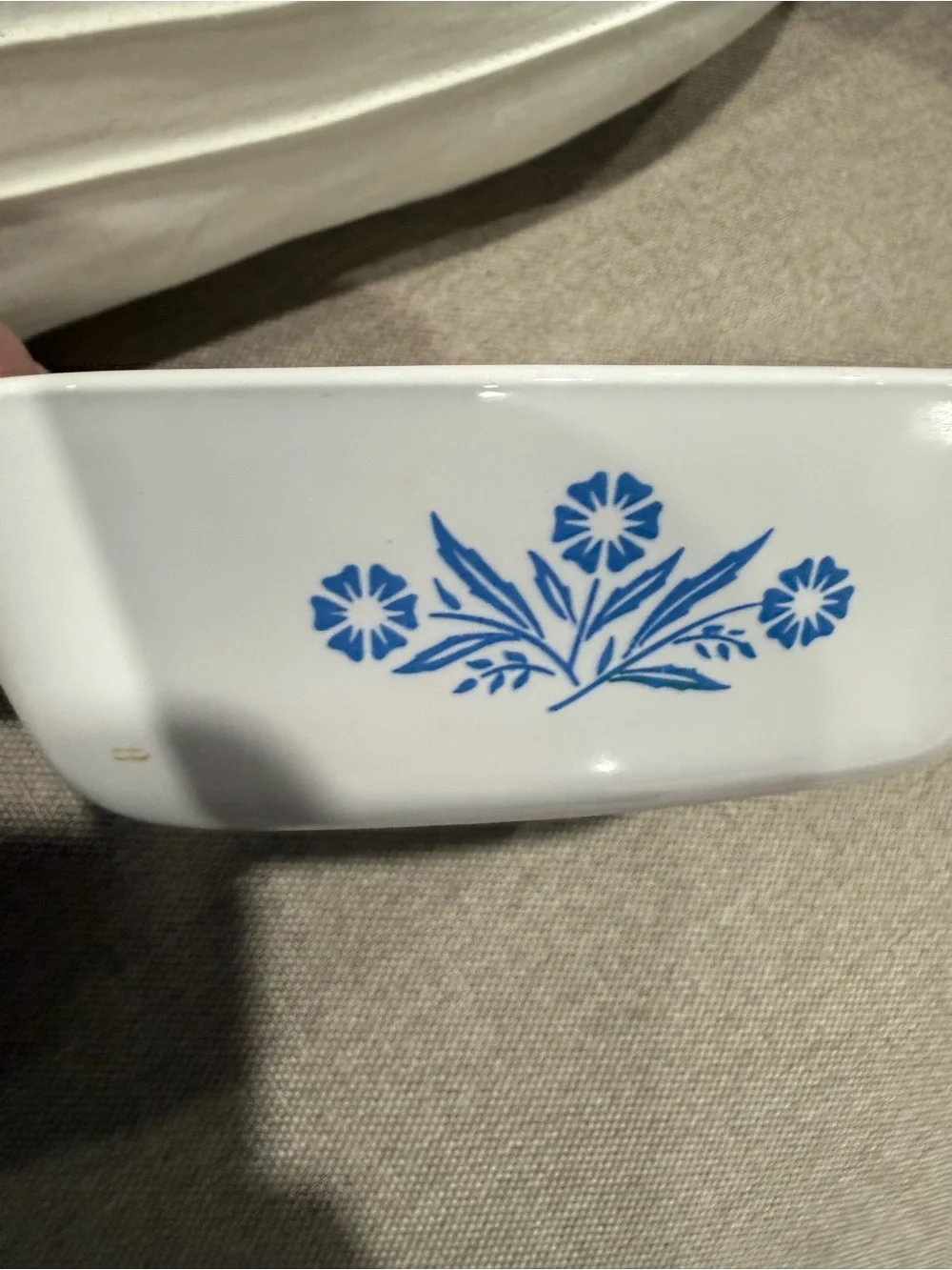 Vintage Corningware Blue cornflower Pattern, mini P-41-B, baking dish.